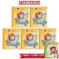 Lốc 5 Vở Class Ami - 4 Ô Ly 96 Trang ĐL 100g/m2 - Hồng Hà 0371 (Mẫu Bìa Giao Ngẫu Nhiên) - Tặng Kèm 