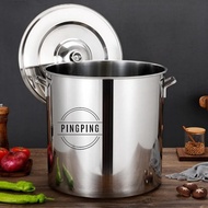 PINGPING - STOCK POT 35/40/45/50CM Stainless Steel Stock Pot Stainless Steel Pot