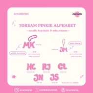 7 DREAM PINKIE ALPHABET | NCT DREAM KEYCHAIN & MINI CHARM