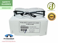 Pyramex Safety Glasses แว่นตานิรภัย รุ่น Endeavor เลนส์ใส 1 กล่อง (12ชิ้น) (ออกใบกำกับภาษีได้)