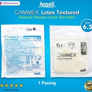 Ansell Gammex Sterile TEXTURED Latex Gloves Size 6.5