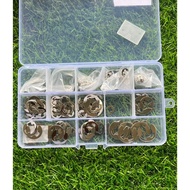 E-Lock Box 304 M1.2-M15 Mini Sizes From 0.1cm To 1.2cm Various Sizes Total 205 E-Locks (Warehouse 60