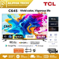 TCL 4K QLED Google TV with 120hz | HDR10 | Dolby Vision Atmos | MEMC (50"/55"/65") C645 &amp; C635