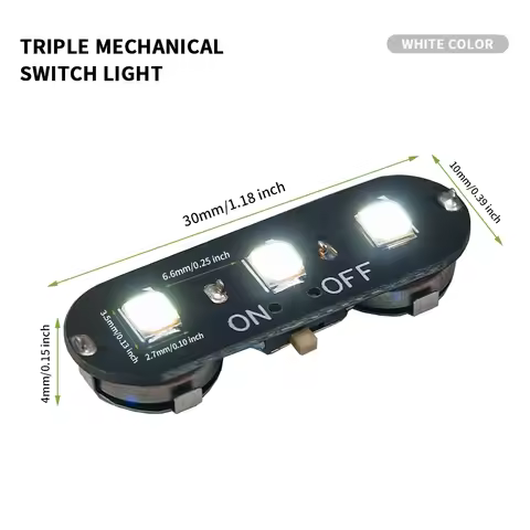 Mini Wireless Led Lamp 3-Watt High Brightness Model Light for Diy Model Making/dollhouse Decoration/