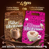 Coffee atau Coklat flakes
VAVAVOOM 1 PEK