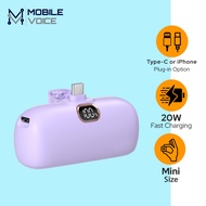 Energsolo Kuulaa 20W Fast Charging Mini 5000mAh Pocket Powerbank QC3.0