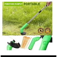 JE.ID Pemotong Rumput Pemotong Rumput Portable Pemotong Rumput Mini Pemotong Rumput Serbaguna Pemoto