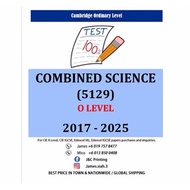 O Level COMBINED SCIENCE (5129) 2017-June/Nov 2025 (Paper 1,2)
