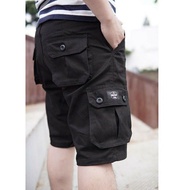 WHAT'S MORE HITS Men's Army Striped Cargo Short Pants Ufc VENUM Mma Beach Gym Running