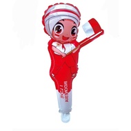 MERAH 17 August Character Stick Balloons 10 Pcs / 17 August Balloons / Indonesian Independence Day B