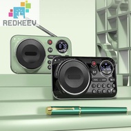 FM Radio Digital Radio TF/USB Portable Mini Radio Bluetooth-Compatible 5.0 Speak [Redkeev.sg]