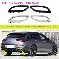 wwwyyyFor 2019-2025 C118 Mercedes Benz CLA180 CLA200 CLA220 CLA250 CLA180d Exhaust Tip Cover Trims 1