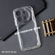 INFINIX NOTE 30 4G INFINIX NOTE 30 PRO 4G INFINIX NOTE 40 4G CASE MELTING WAVY CLEAR CASE INFINIX NO