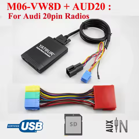 Yatour car stereo MP3 player for Audi A2 A3 A4 S4 A6 S6 A8 S8 Allroad TT