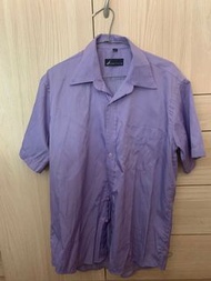 Nautica 紫色短袖襯衫