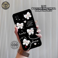 HP Latest Samsung Galaxy A10 Case - Black Fashion Case - Samsung A10 Softcase - Pro Camera Case - La