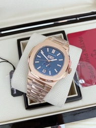 Patex Rosegold With The Blue Face New Collection Watch
