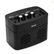AROMA AG-05 Bluetooth Electric Guitar Amp Amplifier 5-Watt Stereo Output Distortion Gain Tone Contro