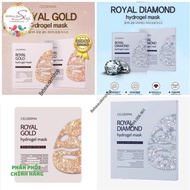 [Genuine] Celderma Royal Hydrogel Biological Jelly Mask (Diamond &amp; Gold Essence) - Bebeau