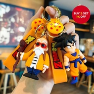 1 piece of 2nd generation Dragon Ball Super Saiyan Son Goku keychain pendant, creative anime delicat