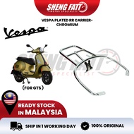 VESPA GTS CHROMIUM PLATED RR CARRIER Scooter Luggage Rack Original Vespa Accessories Durable & Styli