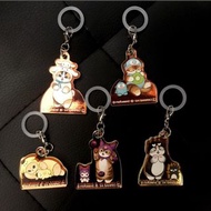 Mofusand x Sanrio 幻彩掛牌玉桂狗 cinnamoroll 大耳狗 my melody 布甸狗 kuromi 庫洛米 hello kitty 水怪 醜魚 人魚  xo匙扣
