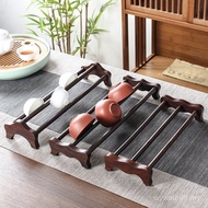 Ebony Bamboo Kung Fu Tea Cup Storage Rack Single-Layer Drying Cup Rack Tea Set Drain Rack Cup Holder