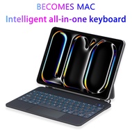 Backlit Touchpad Keyboard for iPad Pro 11 case 2024 for iPad Pro 11 M4 for iPad Pro 12 9 Air 13 M4 Cover For iPad case