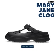 Crocs Adult Classic Mary Jane Clog Black Sandals