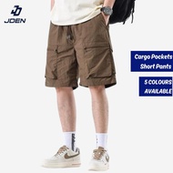 JDEN Men Pockets Cargo Shorts Fashion - Seluar Pendek Cargo Fashion Lelaki Straight Cut 40-120KG Kai