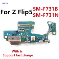 USB Fast Charging Charger Board For Samsung Galaxy Z Flip5 F731 F731B F731N F731U Charging Board Fle