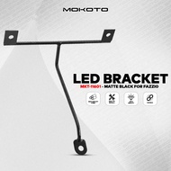 MOKOTO YAMAHA FAZZIO MINI DRIVING LIGHT LED BRACKET MATTE BLACK FINISH FOR YAMAHA FAZZIO MOTORCYCLE