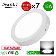 LED Surface Downlight Surface Mounted Ceiling Light Round 8 inch 18W Daylight 7pcsED Surface Downlig