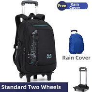 KABUYOUSI | Waterproof Large Capacity School Bag With 6 Wheels