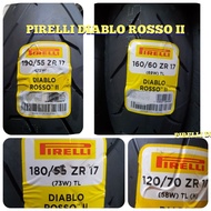 2024} PIRELLI Diablo ROSSO II / ROSSO III 120/70-17 160/60-17 180/55-17 190/55-17 2024 Stock Rosso 2