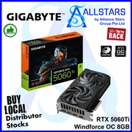 Gigabyte RTX 5060 Ti Windforce OC 8GB PCI-Express Gaming Graphics Card (GV-N506TWF2OC-8GD) (Warranty