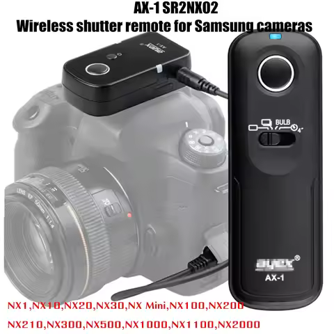 For Samsung shutter cable NX10,NX20,NX30,NX Mini,NX100,NX200,NX1000 NX2000 Camera Wireless Remote Sh
