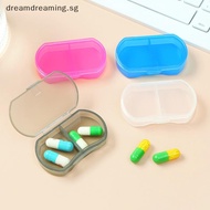 # BIG SALE # Pill Box Mini Pill Case 2 Grids Tablet Pill Organizer Case Dispenser Travel Tablet Hold