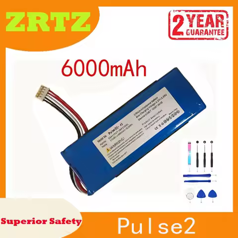 New High-Quality Battery 6000mAh Speaker Battery for JBL Pulse 2 3 Pulse2 Pulse3