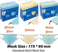 MEDICOS (NEW) REGULAR Fit 175  HydroCharge 4ply Surgical Face Mask (Assorted Color)-EARLOOP