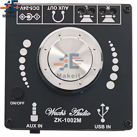 ZK-1002M 100W+100W Bluetooth 5.0 Power Audio Amplifier Board Amplifier For Speakers Stereo AMP Ampli