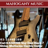 Cort KX500MS Star Dust Black 7 String Multiscale Electric Guitar