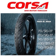 TYRE TUBELESS TYRE CORSA SPORT RAIN ( 70/90-17 / 80/90-17 / 90/80-17 / 100/80-17 / 110/70-17 /130/70