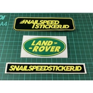 LAND ROVER Land cutting sticker outdoor backrestRover 9x5 cm