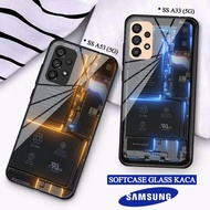 Softcase Glass Kaca SAMSUNG A33(5G) A53(5G) - Casing hp SAMSUNG A33(5G) A53(5G) [ S15 ].
