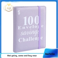 100 Envelope Money Saving Challenge Binder, Reusable A5 Money Budget Binder Challenges Book
