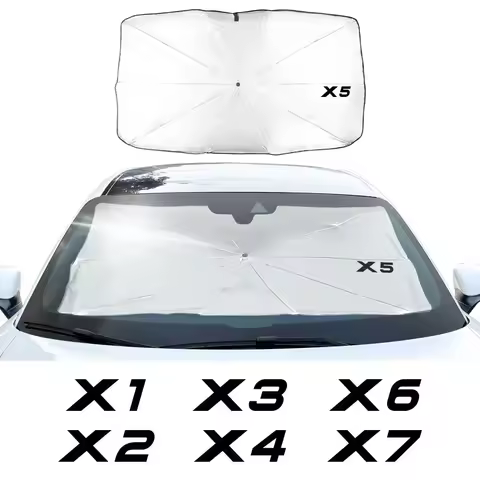 Car Windshield Umbrella Sunshade Parasol Front Window Sun Shade Cover Accessories For BMW X3 E83 X1 