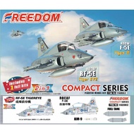 FREEDOM 162003 Q Version ROCAF RF-5E Tiger Eye Style/F-5E II Fighter 2 in 1