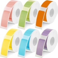 ROSEGOOD Thermal Printing Sticker, Thermal Wire Round Shape Label Print Stickers, Mini Printer Self 