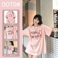 大码现货速发夏装韩版超大码300斤宽松套头短袖T恤女胖mm240斤休闲百搭上衣潮3.30